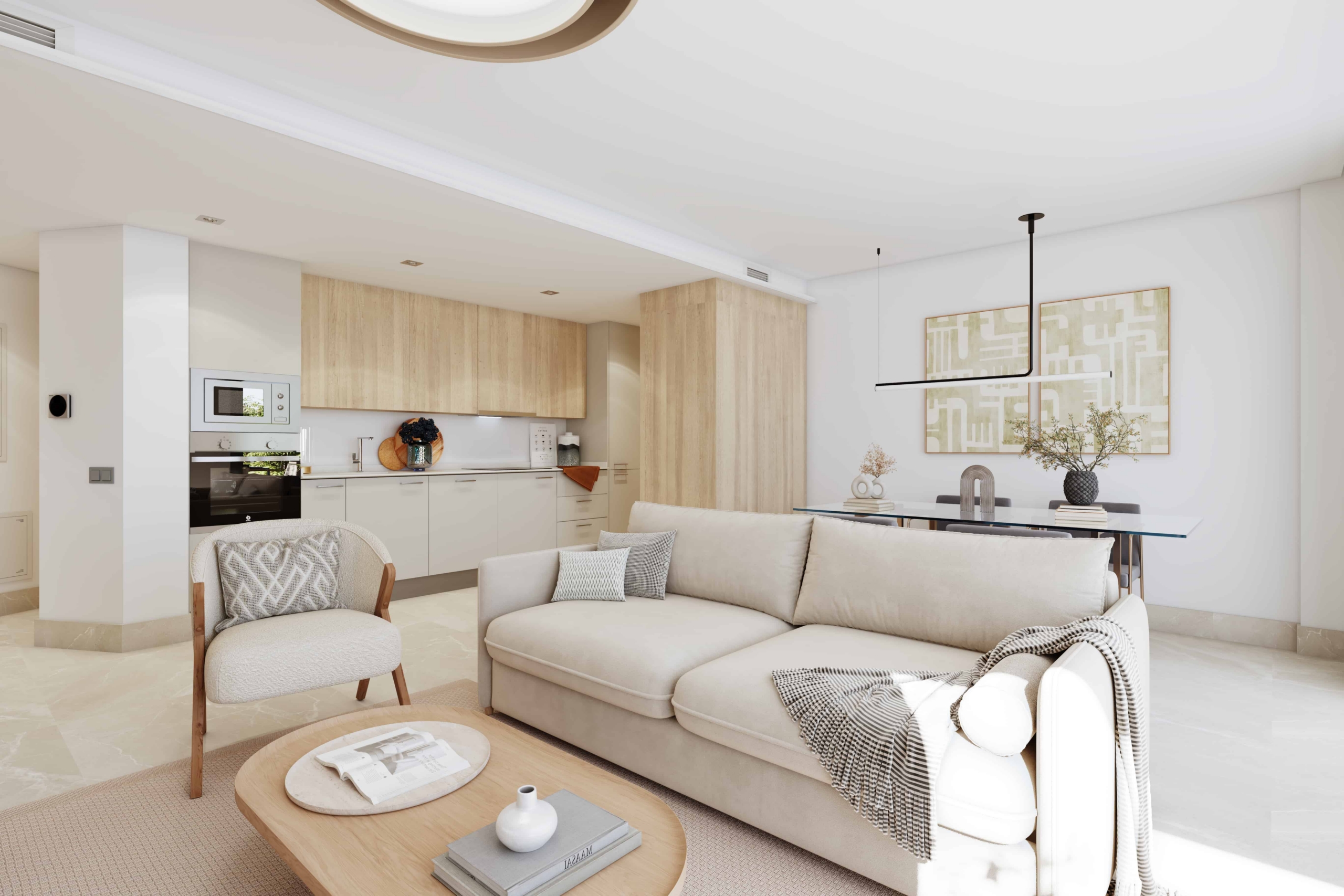 B4.1-Valley Views-apartments-Mijas-salon-kitchen-TypeD