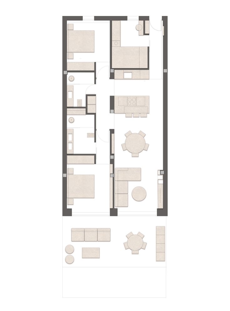 Casa Maria Floorplans